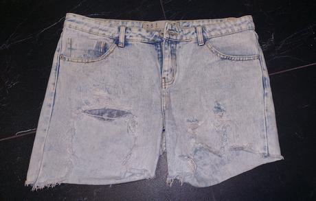 Roztrhané šortky, denim co,42