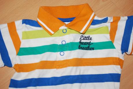 Pásikavé polo-tričko, topolino,80