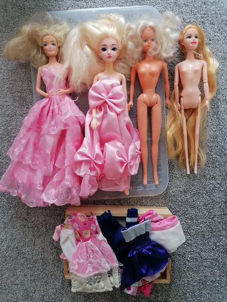 Bábiky štýl barbie, oblečenie, 