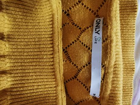 Dierkovany pulovrik damsky, only,m