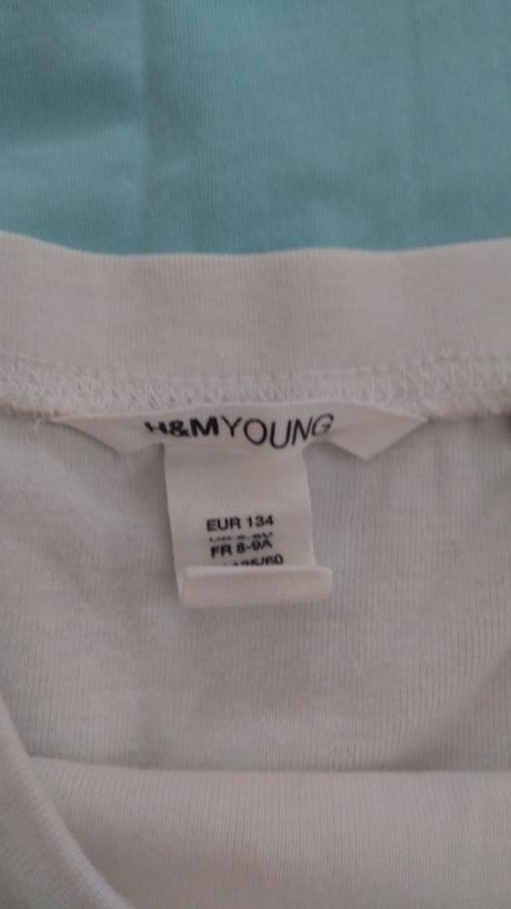 Tričko+sukňa, h&m,134