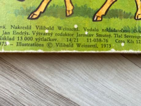 Staré retro detské repolero náš dvor 1973,