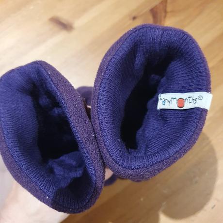 Capačky z merinovlny do nosiča, <17