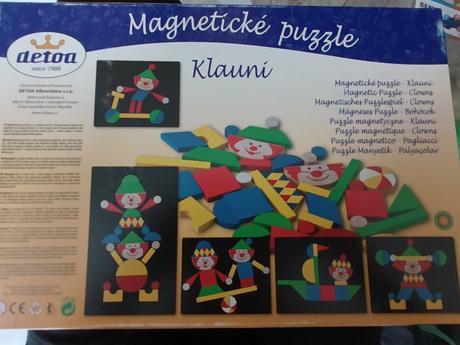 Magnetky, magnetické puzzle, 