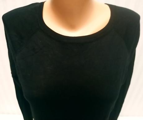 Dámsky čierny pulóvrikový top, zara, l, zara,l