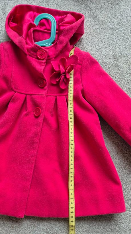 Ružovy kabatik - 98 - cena s poštou, monsoon,98