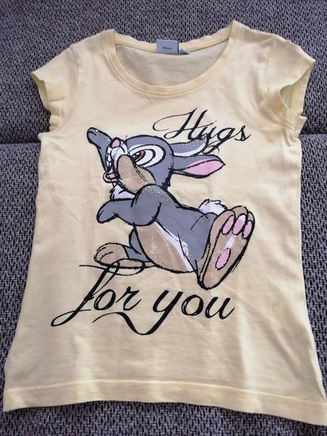 Tričko sýto žltej farby, disney,128