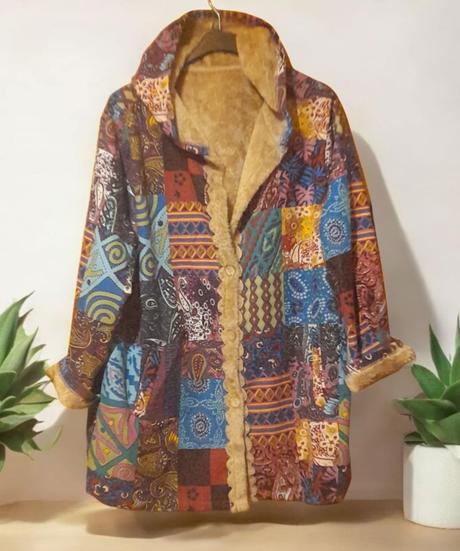 Oteplený kabát, xxl