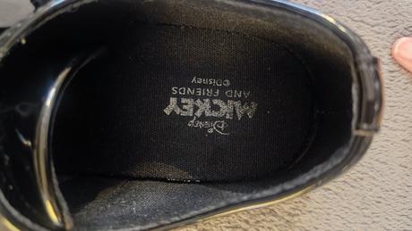 Lakované mickey poltopánky v 36, disney,36