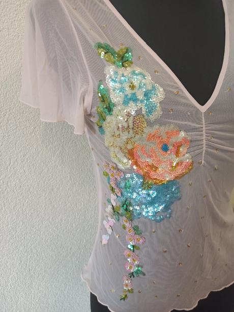 Priesvitné tričko, river island,m