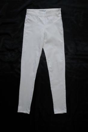 Biele elastické nohavice zara, zara,s