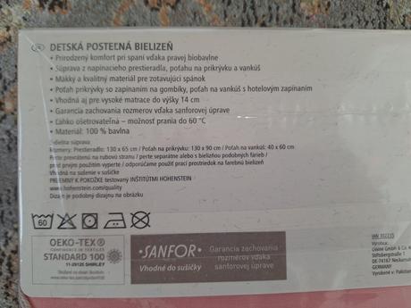 Detská posteľná bielizeň -trojbalenie, 