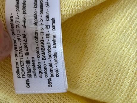 Žltý peplum svetrík zara, zara,m