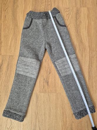 Vlnené zimné nohavice, 116