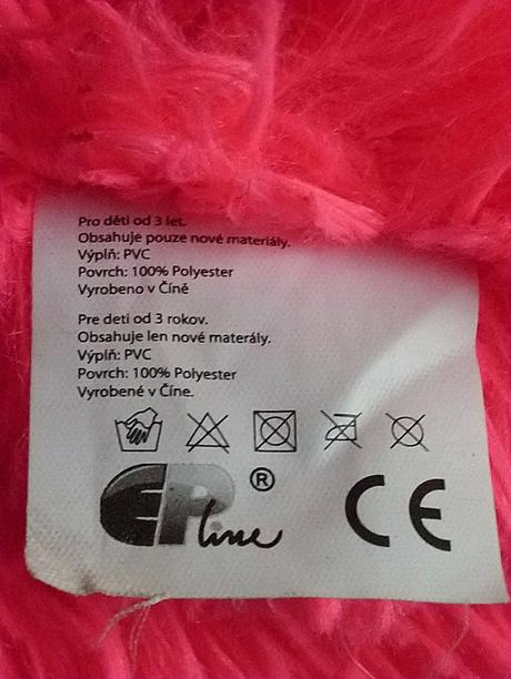 Sýto ružový chlupáč, 25 cm,