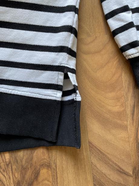 Pásikavá mikina, mango,152