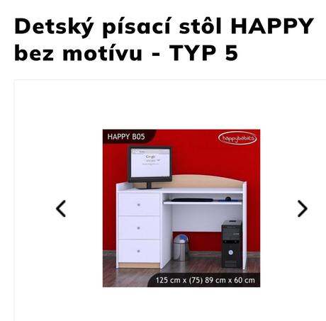 Krásny písací stolík, 