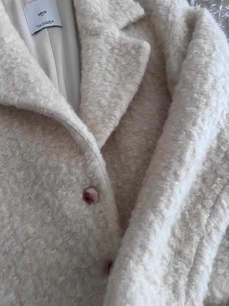 Kabát krémový mango s, mango,s