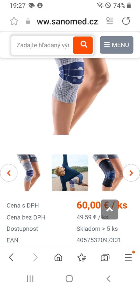 Bauerfeind genutrain - aktívna kolenná bandáž,