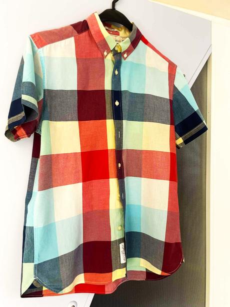 Vkusná pestrá košeľa m/l, h&m,l