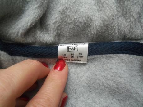 Tmavá modrá zimná bunda, f&f,68