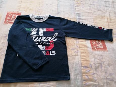 Chlapčenské tričko s dlhým rukávom na 8 rokov, 134