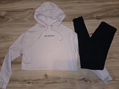 Mikina + legíny xs, h&m,xs