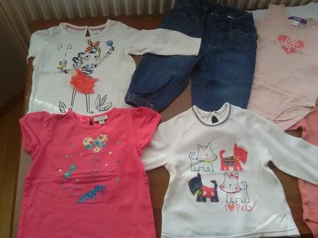 Mix oblečenia dievča, 68–80