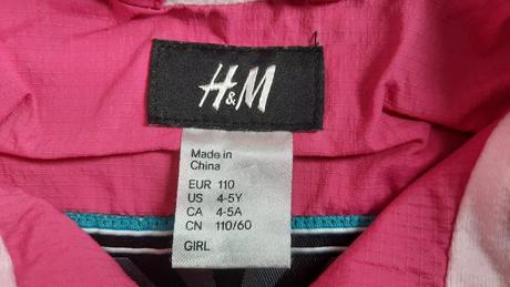 Jesenná šušťavá bunda hm, h&m,110