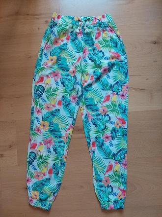 Dievčenské letné nohavice, h&m,140