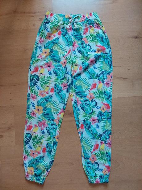 Dievčenské letné nohavice, h&m,140