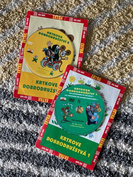 Dvd krtkove dobrodružstvá 1 a 2, 