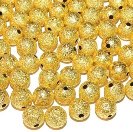 Kovová korálka hviezndy prach 10 mm, 