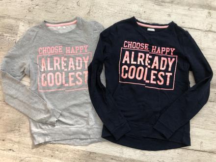 2x mikina 158/164, 158