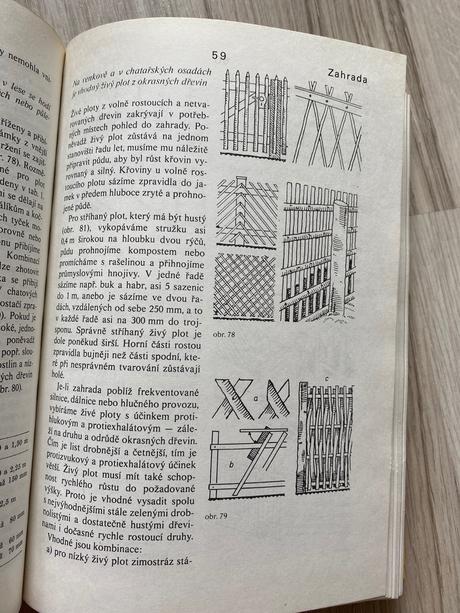 Retro stará kniha kalendář svépomocných prací,