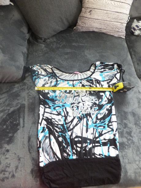 Krásne flitrované tričko m, m