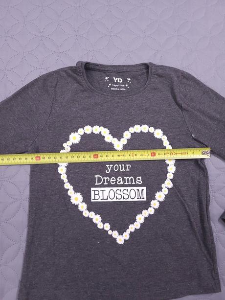 Yd tricko so srdieckom z margaretok, 128