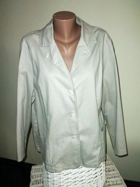 Béžové športovo-elegantné sako pre moletku, 50