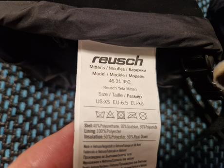 Dámske rukavice palčiaky reusch 6,5, xs