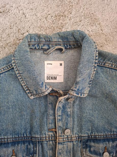 Riflová bunda, denim,m