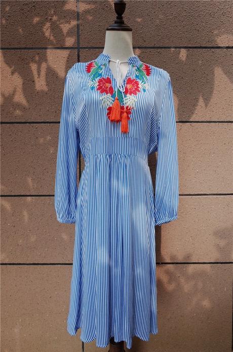 Letne tunikove saty flow, 