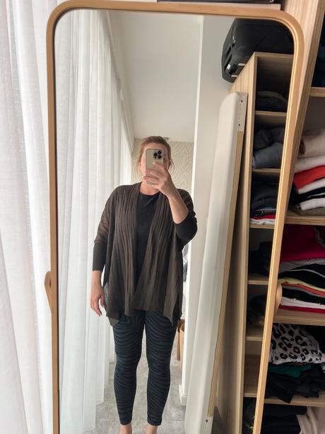 Olivovozeleny svetrik, mango,m