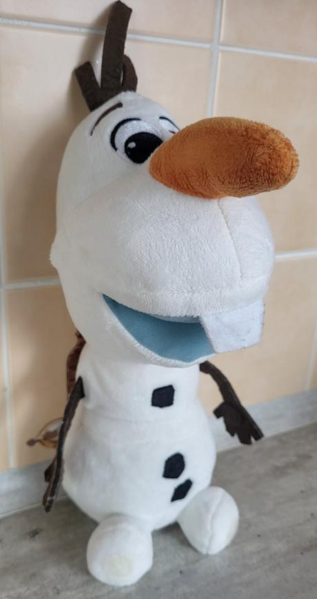 Plyšový olaf z frozen, 