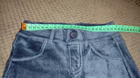 Elastické menčestrové legíny, benetton,110