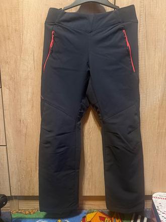 Softshell nohavice, decathlon,128