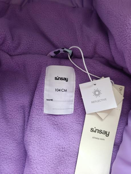 Dievčenský zimný overal/kombinéza - veľkosť 104, sinsay,104