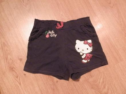 Kraťasky hello kitty, h&m,122