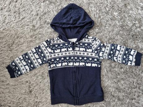 Sveter na zips a mikina veľ. 68, dopodopo,68