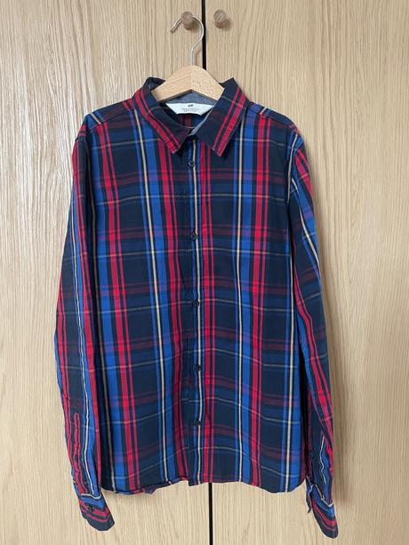 Kockovaná košela, h&m,152