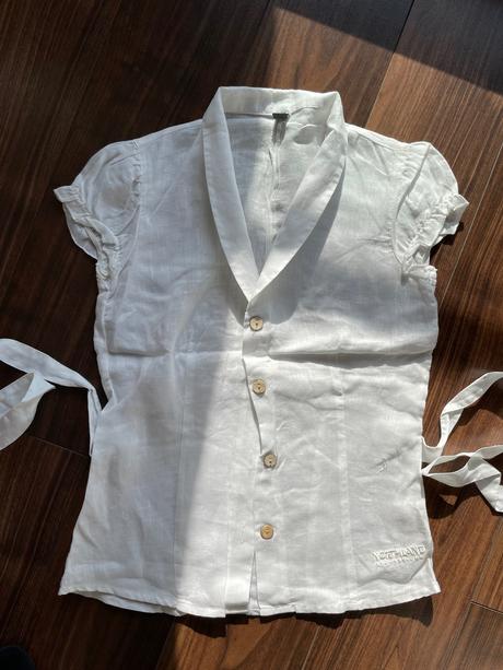 Northland 34 ľanový set- blúzka a kraťasy, 34